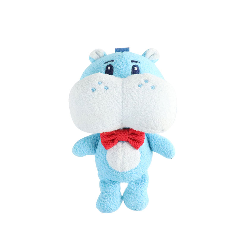Soft Custom Hippo Plush Toy Pendant Wholesale With Logo