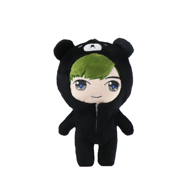 Cartoon Custom Plush Toy Doll With Hoodie Wholesale