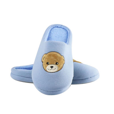 Custom Plush Animal Indoor Slippers Plush Bear Slippers Wholesale