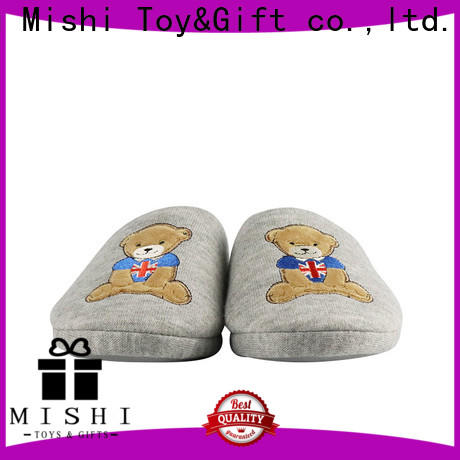 Mishi wholesale custom plush slipper supply for business