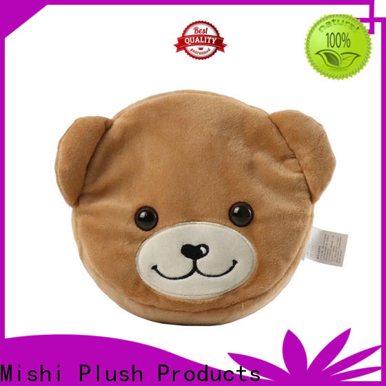Mishi plush wallet with custom logo for gifts