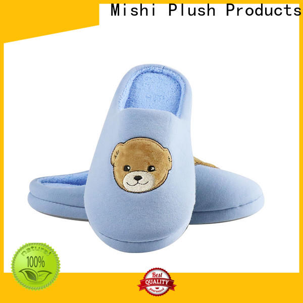 Mishi soft plush slippers supply for business