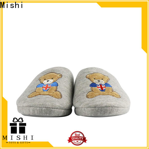 Mishi superior quality custom plush slipper factory for business