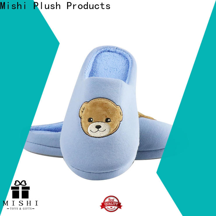 Mishi latest custom plush slipper manufacturers for home